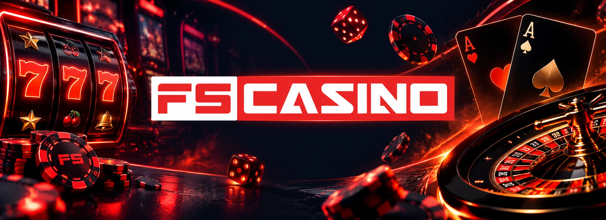 Baner FS Casino z bonusem powitalnym 480% do 5 000 zł i 400 darmowymi spinami